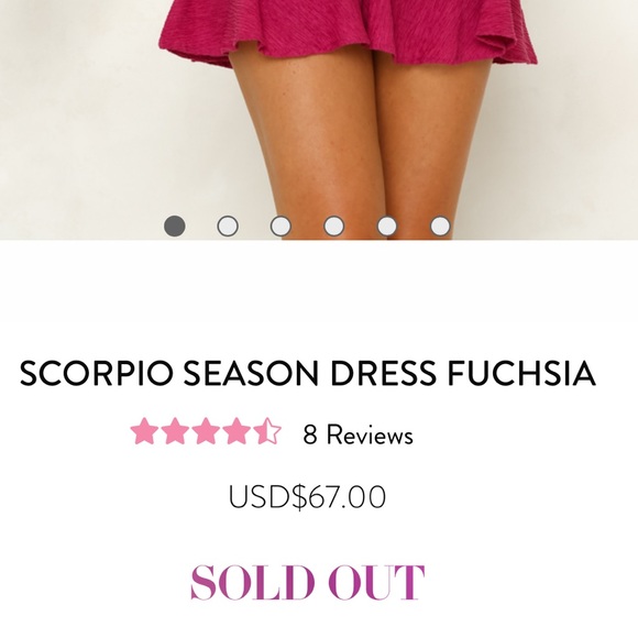 Hello molly fuschia ruffle mini dress - Picture 2 of 4